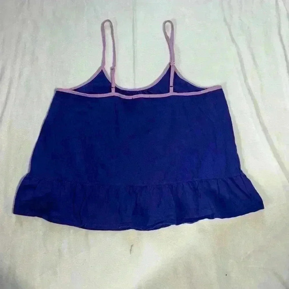 Juicy Couture Black Label Women's Size Large Blue Sleep Camisole Tank Top - Picture 6 of 8